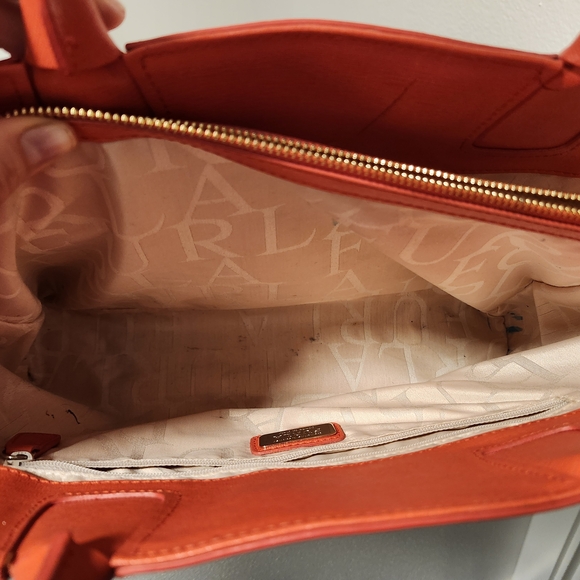 So Bright! Furla Women's Red Leather Tote Bag - Picture 4 of 8